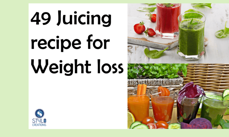 49 Juicing recipes for weight loss